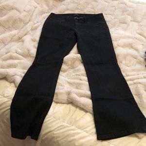 White House / Black Market black flare jeans